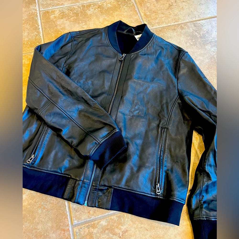 COLE HAAN genuine leather jacket